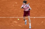 Le Russe Andrey Rublev face Ă l'Espagnol Rafael Nadal en quart de finale du Masters 1000 de Monte-Carlo, le 16 avril 2021