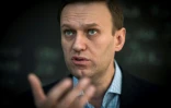 L'opposant Alexeï Navalny durant une interview avec l'AFP le 16 janvier 2018 à Moscou
