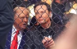 Donald Trump et Elon Musk assistent Ă un combat de MMA au Madison Square Garden de New York, le 16 novembre 2024