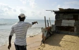 Le front de mer à West Point, à Monrovia, le 15 juin 2016