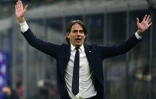 L'entraîneur de l'Inter Milan Simone Inzaghi, lors de la finale de la Supercoupe d'Italie contre la Juventus Turin, le 12 janvier 2022 au Stade San Siro
