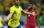 L'attaquant du Brésil, Richarlison, buteur lors du match amical face au Qatar, à Brasilia, le 5 juin 2019