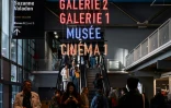 Des visiteurs au Centre Pompidou à Paris, le 8 mars 2025