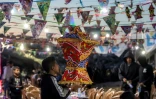 Décorations pour célébrer le ramadan, à Gaza-ville le 2 mars 2025