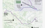 Carte de l'étape 21 du Tour de France le 27 juillet entre Mantes-la-Ville et Paris avec gros plan sur la partie parisienne et les ascensions de la butte Montmartre