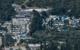 Un camp de migrants sur l'île grecque de Samos, le 19 juin 2019