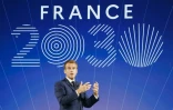 Le président Emmanuel Macron lors de la présentation du plan d'investissements "France 2030", le 12 octobre 2021 à Paris