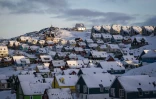 Des maisons à Nuuk, la capitale du Groenland, le 15 janvier 2026 