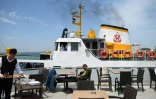 A bord d'un ferry traversant le Bosphore Ă Istanbul, le 16 mai 2019