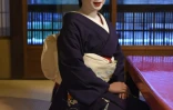 Une femme geisha le 22 septembre 2015 à Kyoto 