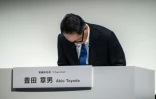 Akio Toyoda, président du conseil d'administration de Toyota Motor Corporation, lors d'une conférence de presse à Tokyo le 3 juin 2024