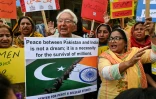 Manifestation pour la paix à Lahore, au Pakistan, le 6 mai 2025