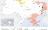 Carte de la situation en Ukraine au 5 avril 2022 à 07H00 GMT