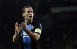 Le capitaine néerlandais du FC Bruges Ruud Vormer face au Real Madrid en phase de groupe de Ligue des champions le 11 décembre à Bruges