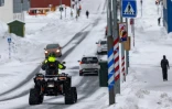 Une rue de Nuuk, au Groenland, le 8 mars 2025