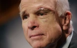 John McCain le 27 juillet 2017 à Washington. Le cancer a été découvert derrière un oeil