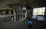 Un immeuble endommagé par un bombardement, le 20 mai 2022 à Odessa, en Ukraine