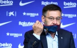 Josep Maria Bartomeu, alors président du FC Barcelone, le 19 août 2020 au Camp Nou