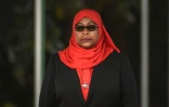La présidence de Tanzanie, Samia Suluhu Hassan, à Dar es Salaam (Tanzanie), le 19 mars 2021