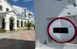 Une religieuse orthodoxe dans la communauté d'Adamvika, dans l'est de l'Ukraine, le 16 juin 2022
