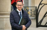 Le ministre de l'Intérieur Bruno Retailleau quitte le Palais de l'Elysée, à Paris, le 7 mai 2025