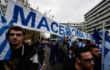 Manifestation à Athènes contre tout compromis sur le nom de la Macédoine, le 4 février 2018