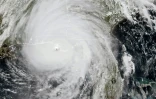 Image satellite de l'ouragan Michael au dessus du Golfe du Mexique le 10 octobre 2018 à 16H45 GMT