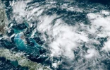 Image satellite d'une nouvelle dépression tropicale menaçant les Bahamas, le 12 septembre 2019