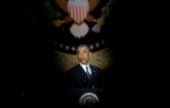 Le président Barack Obama durant son discours d'adieux à Chicago, le 10 janvier 2017