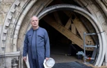 Le général Jean-Louis Georgelin, le 16 juin 2021 sur le site de la reconstructioon de Notre-Dame à Paris 