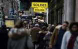 Foule à Paris à a veille des soldes, le 8 janvier 2019