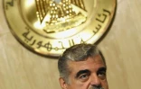 Le Premier ministre libanais Rafic Hariri lors d'une conférence de presse au Caire le 10 février 2004