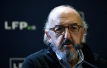 Le président de Mediapro, l'Espagnol Jaume Roures, en conférence de presse à Paris, le 12 décembre 2019