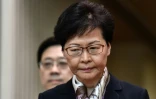 La cheffe de l'exécutif hongkongais Carrie Lam donne une conférence de presse, le 5 août 2019 à Hong Kong