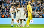 La joie des joueurs du PSG vainqueurs du Havre au Stade Océane, le 16 août 2024 