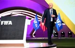 Le président Gianni Infantino au 72e Congrès de la Fifa à Doha, le 31 mars 2022
