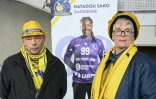 Dominique (Ă gauche) et Solange Hardouin, un couple de supporters des Dragonnes de Metz Handball le 9 mars 2024 Ă Metz