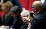 Le chef des Républicains Eric Ciotti le 10 octobre 2023 à l'Assemblée, à Paris