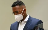 Jerome Boateng dans le box des accusés lors de son procès pour violences conjugales devant le tribunal de Munich, le 9 septembre 2021