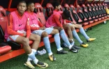Kylian Mbappé sur le banc à Dijon, le 13 août 2017