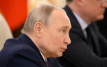 Le président russe Vladimir Poutine, le 7 mai 2025 au Kremlin