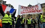 Des "gilets jaunes" manifestent le 12 janvier 2019 au Mans