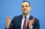 Le ministre allemand de la Santé Jens Spahn lors d'une conférence de presse sur la situation de l'épidémie de coronavirus dans le pays, le 3 novembre 2021 à Berlin