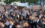 Manifestation de lycéens à Brest le 1er octobre 2026