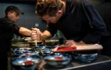 Alexandre Mazzia dans son restaurant Ă Marseille le 23 octobre 2018
