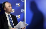 Le nouveau président du parti Les Vrais Finlandais (anti-immigration), Jussi Halla-aho, le 13 juin 2017 à Helsinki