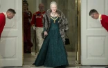 La reine du Danemark Margrethe II lors d'un banquet, le 6 novembre 2023 Ă Copenhague