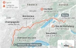 Le parcours de la 16e étape du Tour de France