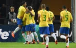 Le Brésil grâce à un but de Gabriel Jesus s'impose en Allemagne, le 27 mars 2018 à Berlin