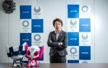La présidente du Comité d'organisation de Tokyo 2020, Seiko Hashimoto, avant une interview avec l'AFP, à Tokyo, le 30 avril 2021